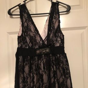 Beautiful lace black top